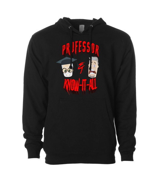 Professor and Know it All - Logo 2 - Black Hoodie
