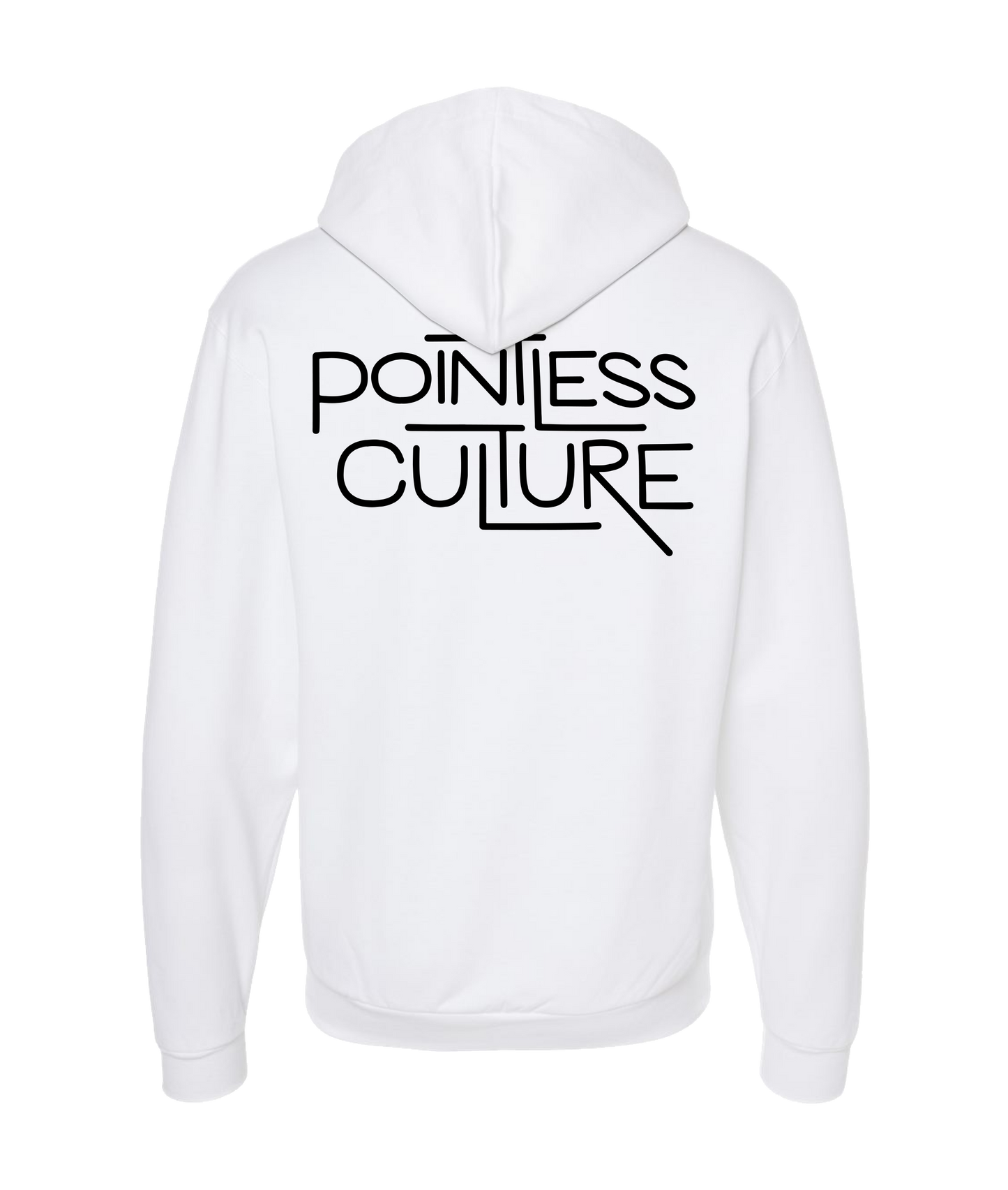 Pointless Culture - Pointless Culture - White Zip Up Hoodie