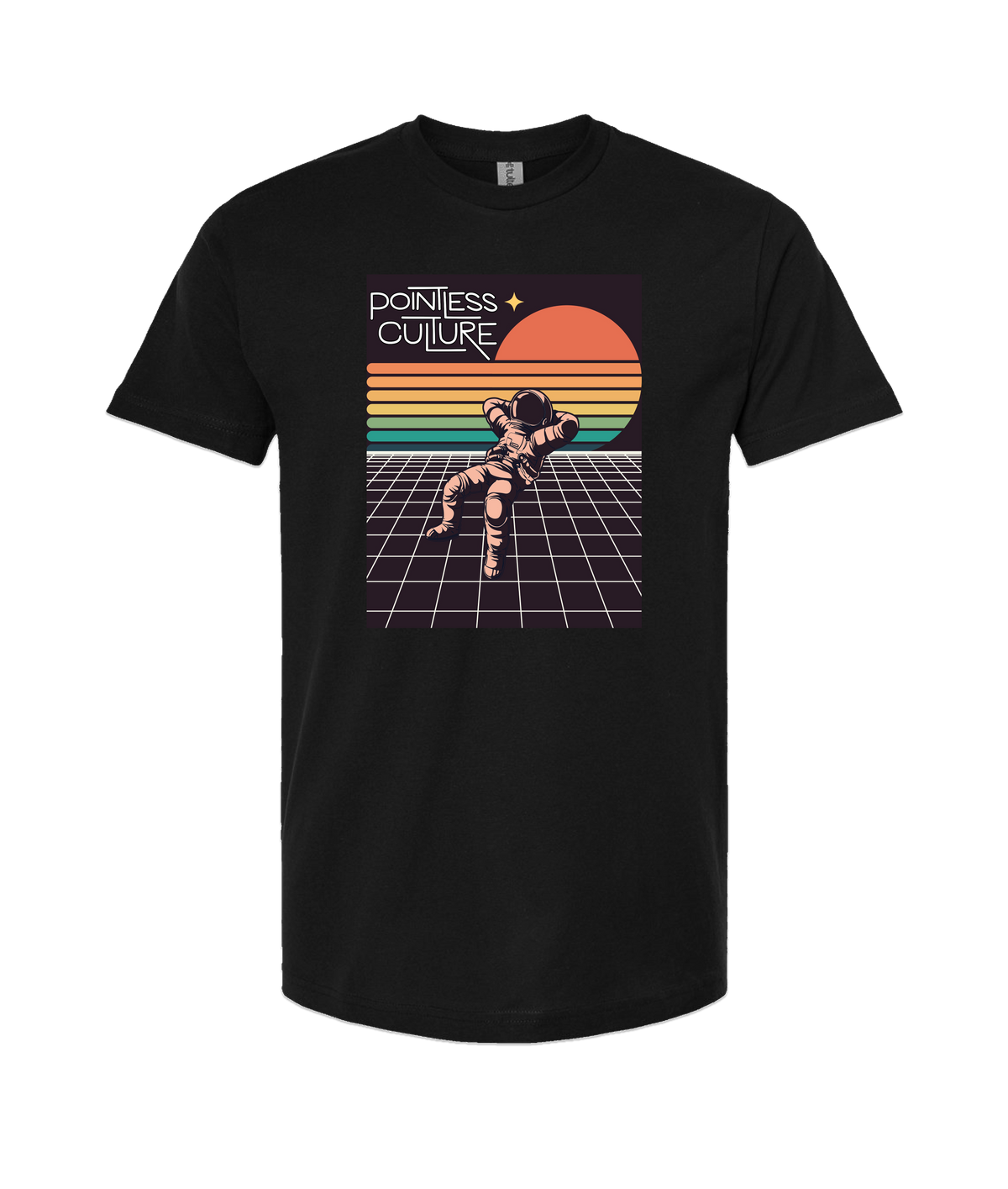 V-PCBTOP - PC Astronaut - Black T Shirt
