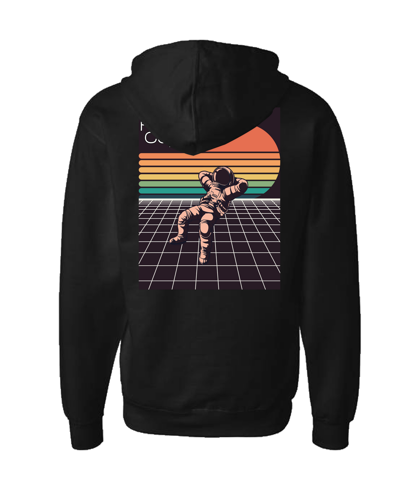 Pointless Culture - PC Astronaut - Black Zip Up Hoodie