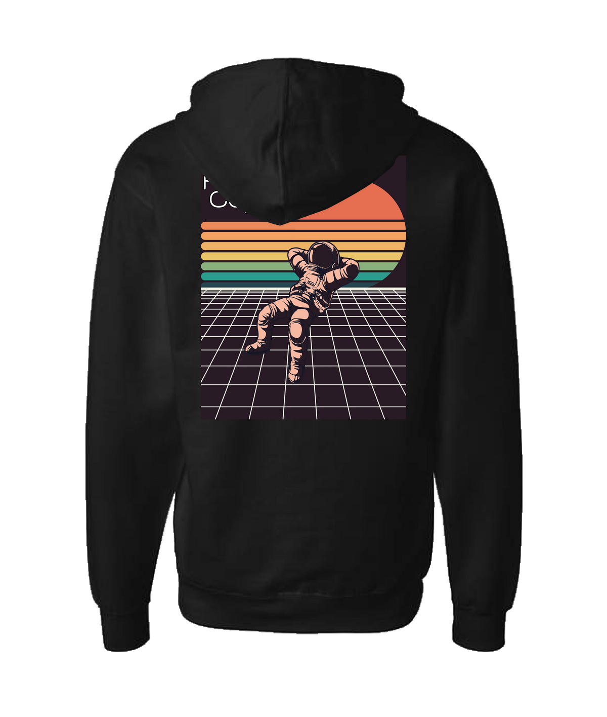 V-PCBTOP - PC Astronaut - Black Zip Up Hoodie
