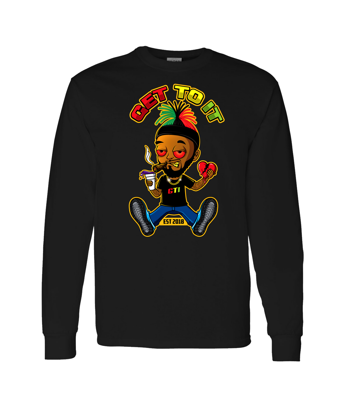Pooh Gyd - GTI - Black Long Sleeve T