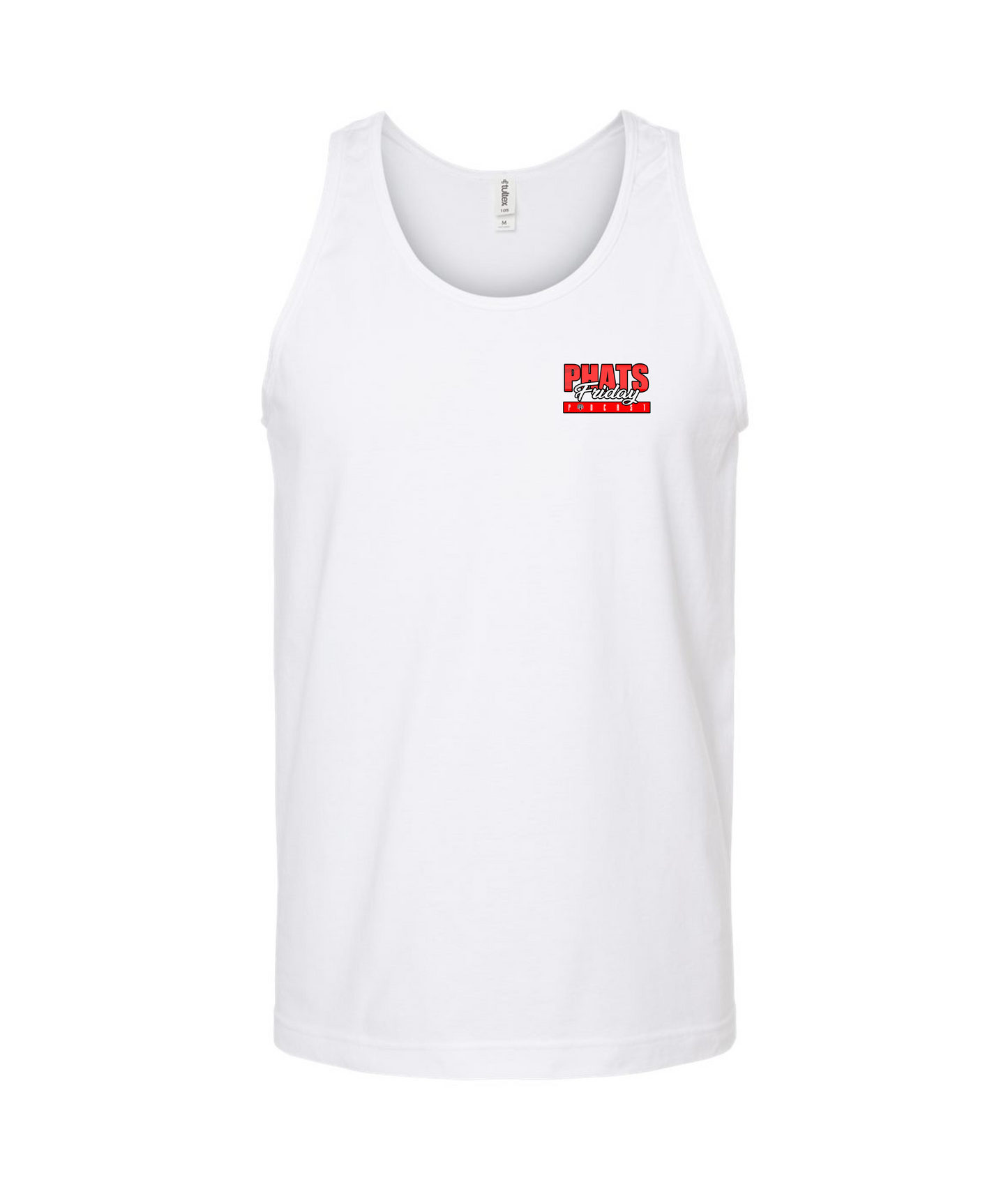 Phats Friday Podcast - Logo - White Tank Top