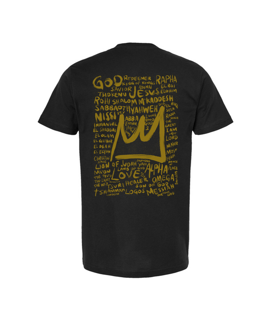 V-PHWTOP - Worshipnight - Black T-Shirt
