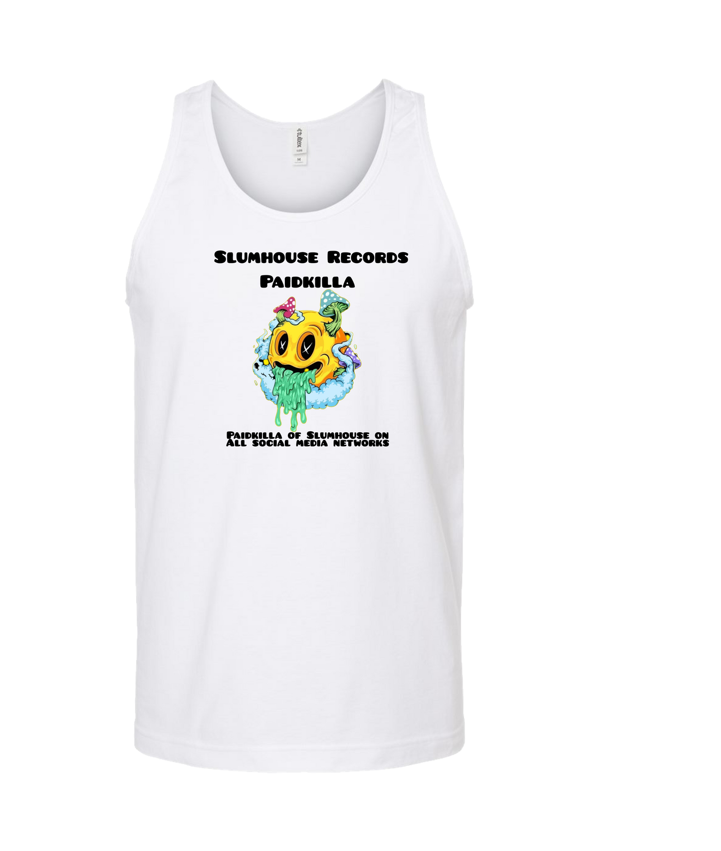 Paidkilla - Slumhouse Records Painkilla - White Tank Top