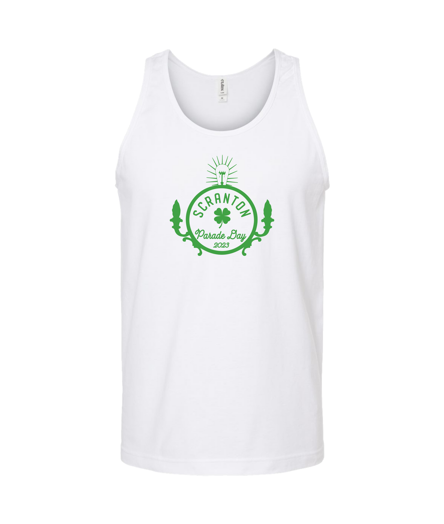 Paul Ludo - Parade Day - White Tank Top