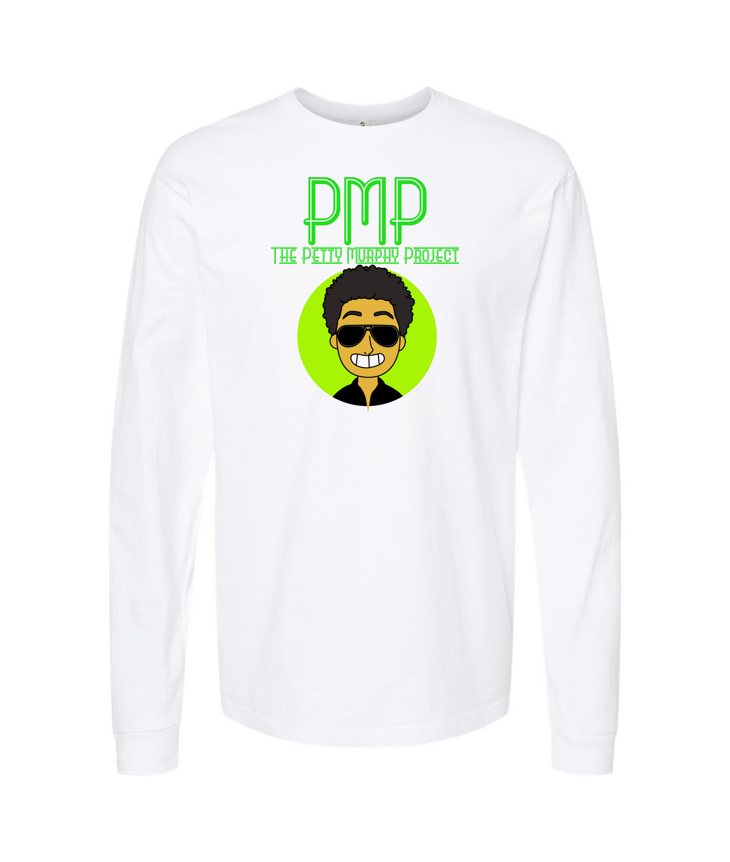 The Petty Murphy Project - Logo - White Long Sleeve T