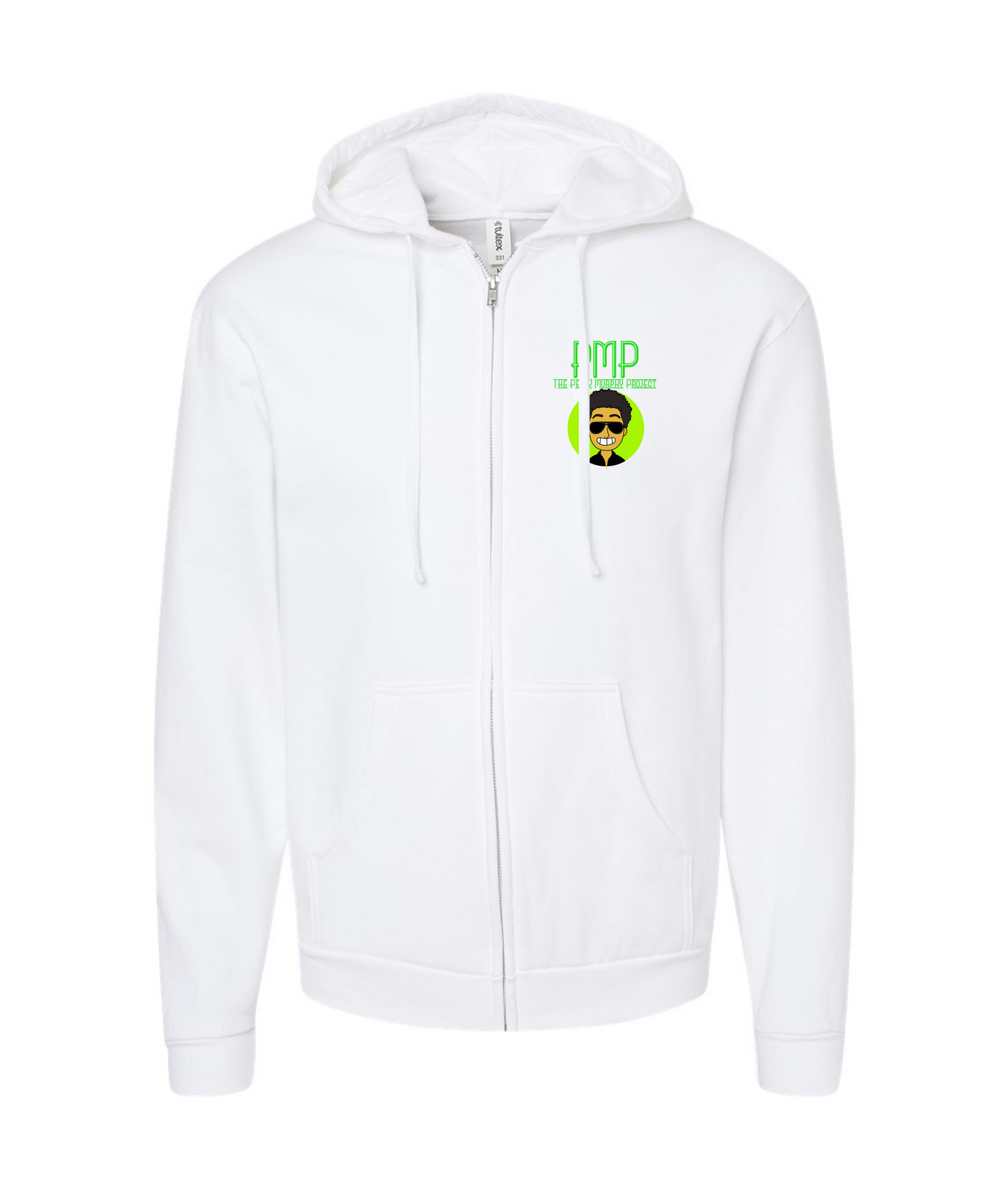 The Petty Murphy Project - Logo - White Zip Hoodie