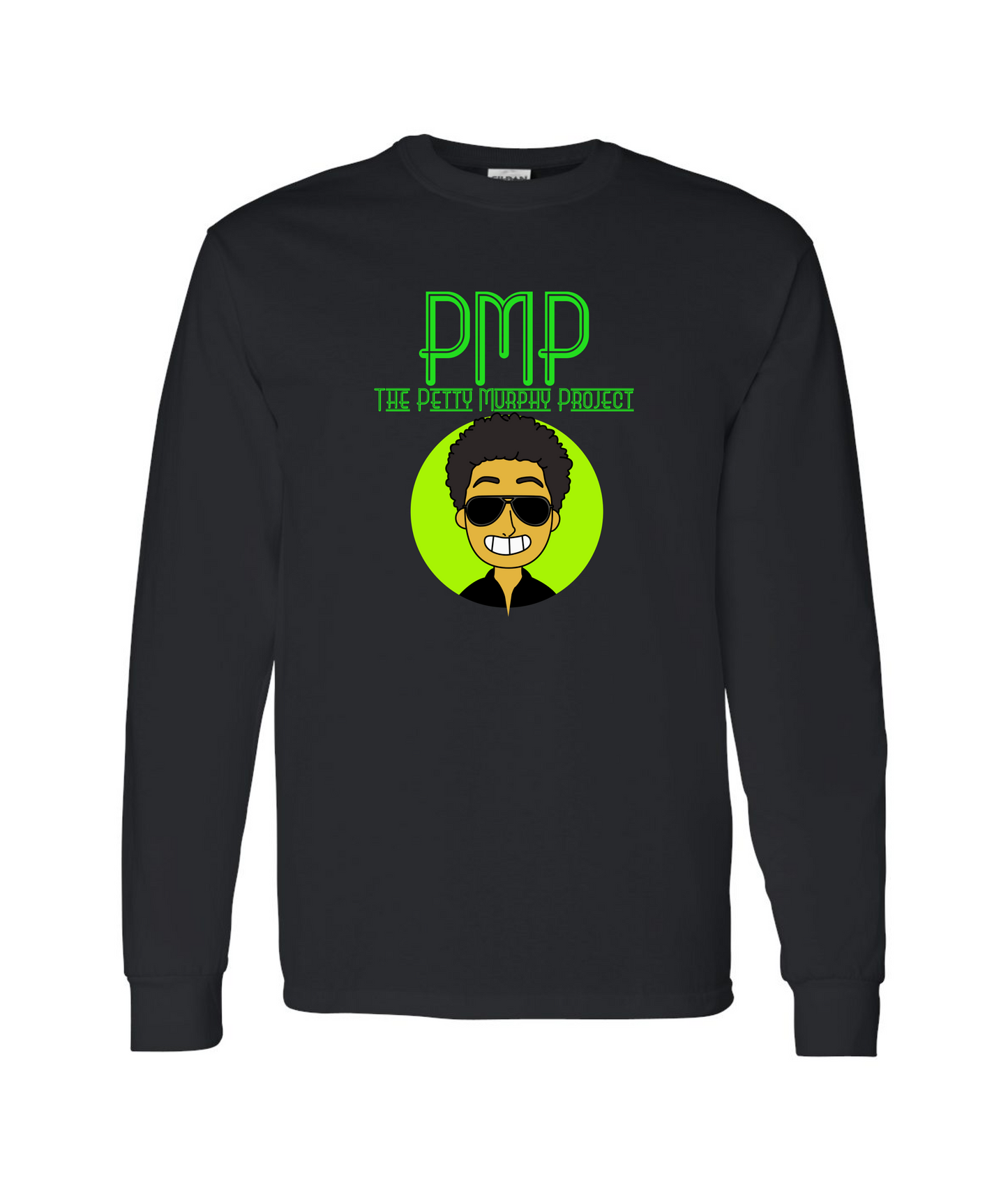 The Petty Murphy Project - Logo - Black Long Sleeve T