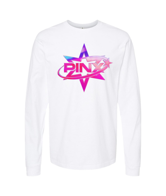 Pinx - Star Logo - White Long Sleeve T