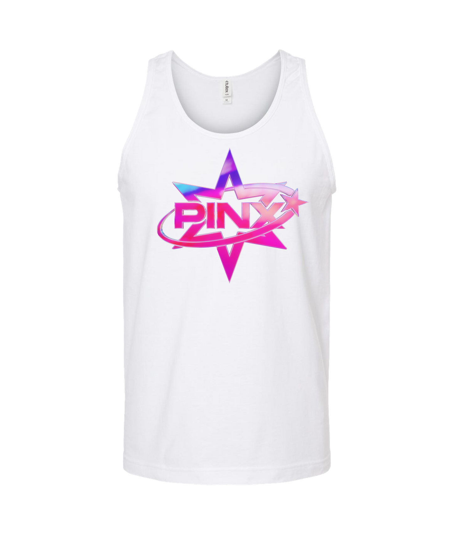 Pinx - Star Logo - White Tank Top