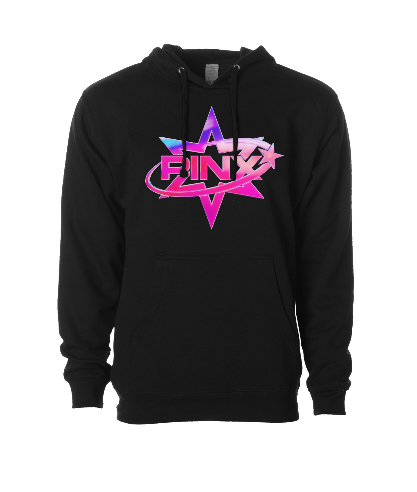 Pinx - Star Logo - Black Hoodie