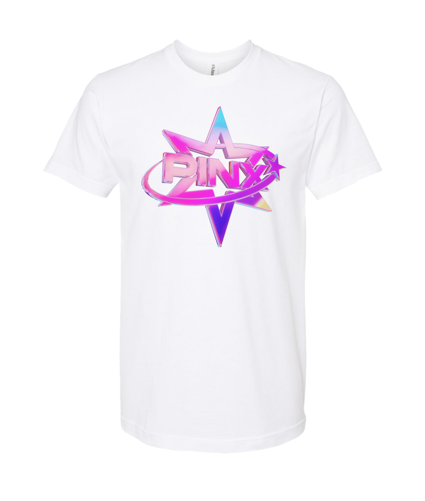 Pinx - 3D Star - White T Shirt