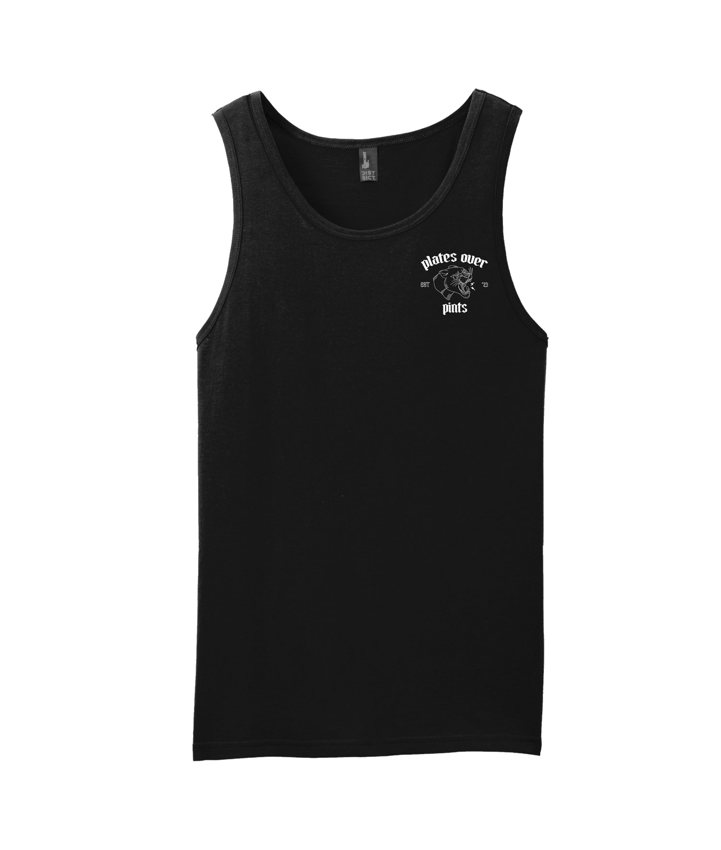 Plates Over Pints - LOGO 1 - Black Tank Top