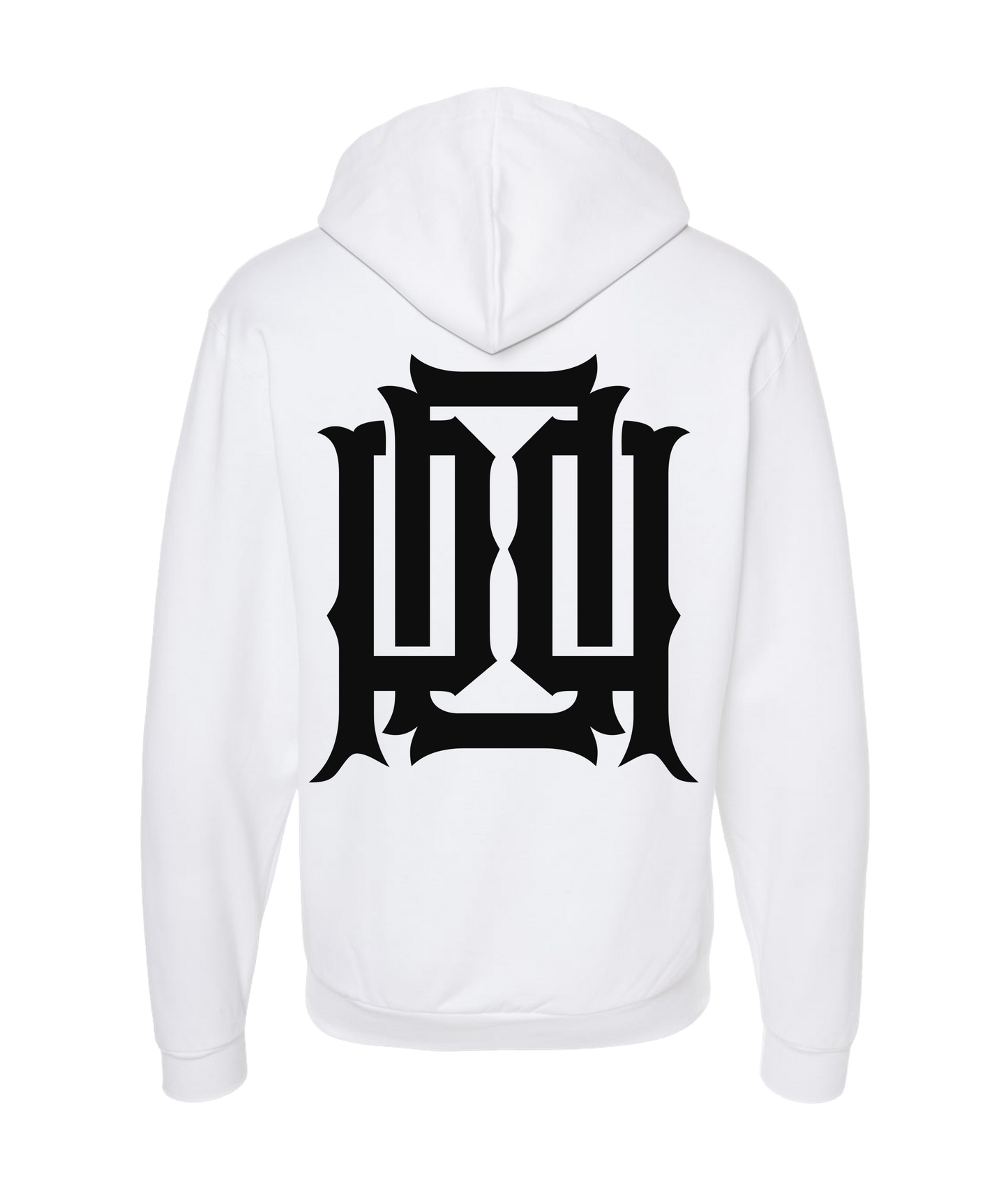 Plates Over Pints - LOGO 2 - White Zip Up Hoodie