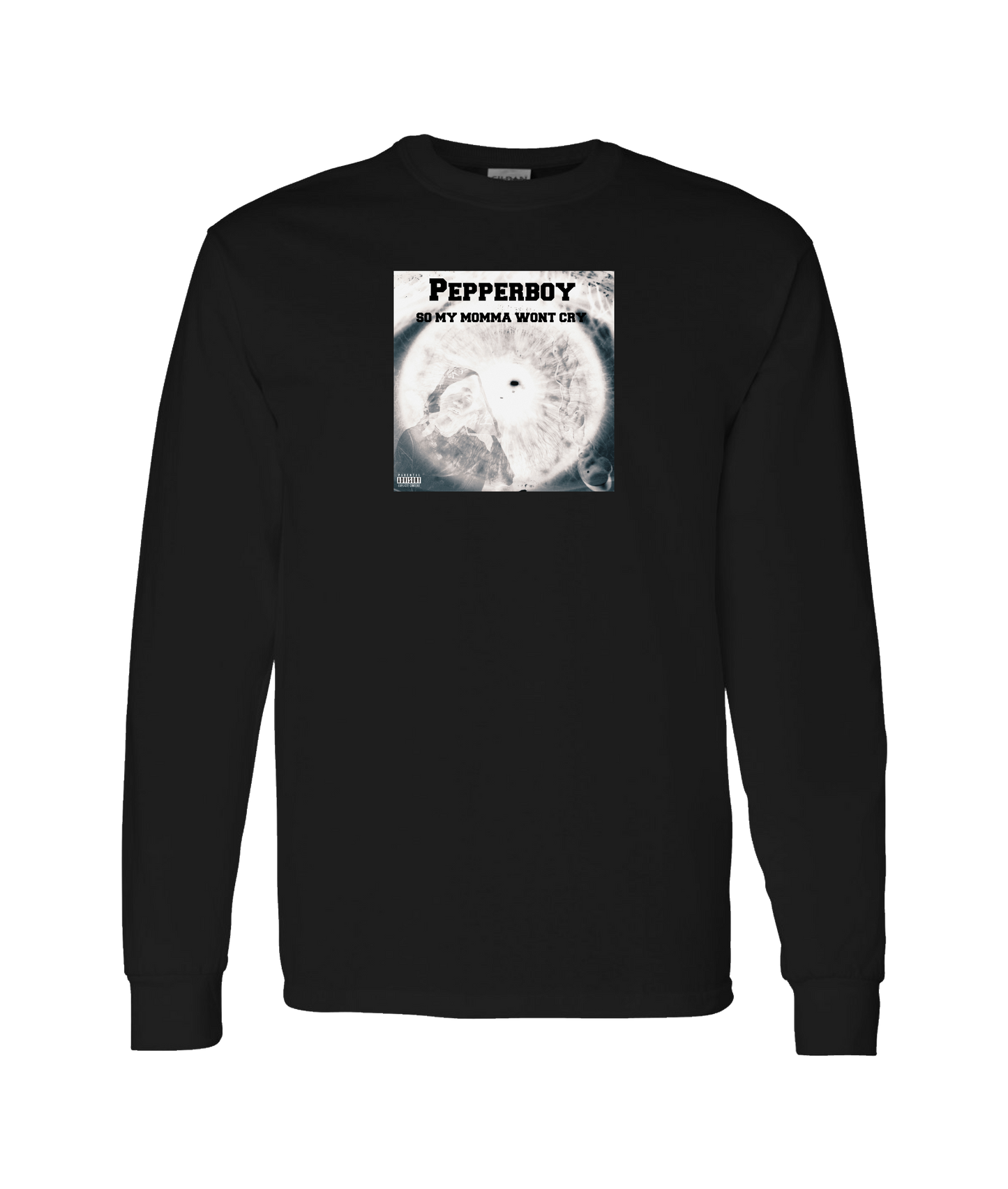 Pepperboy - Look Me In The Eyes - Black Long Sleeve T