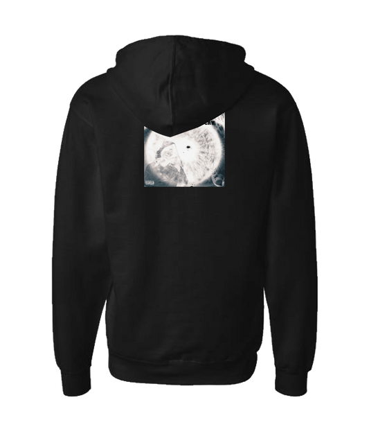 Pepperboy - Look Me In The Eyes - Black Zip Up Hoodie