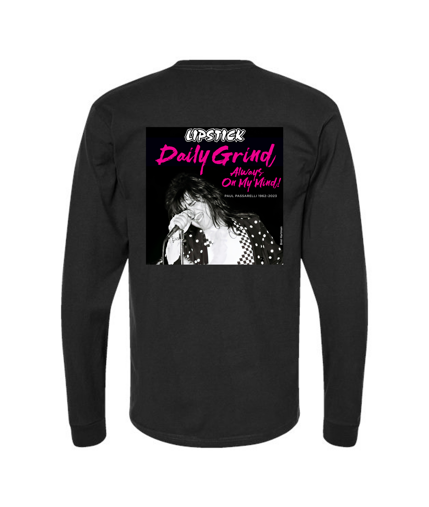 V-PPDTOP - Paul Passarelli #1 - Black Long Sleeve T