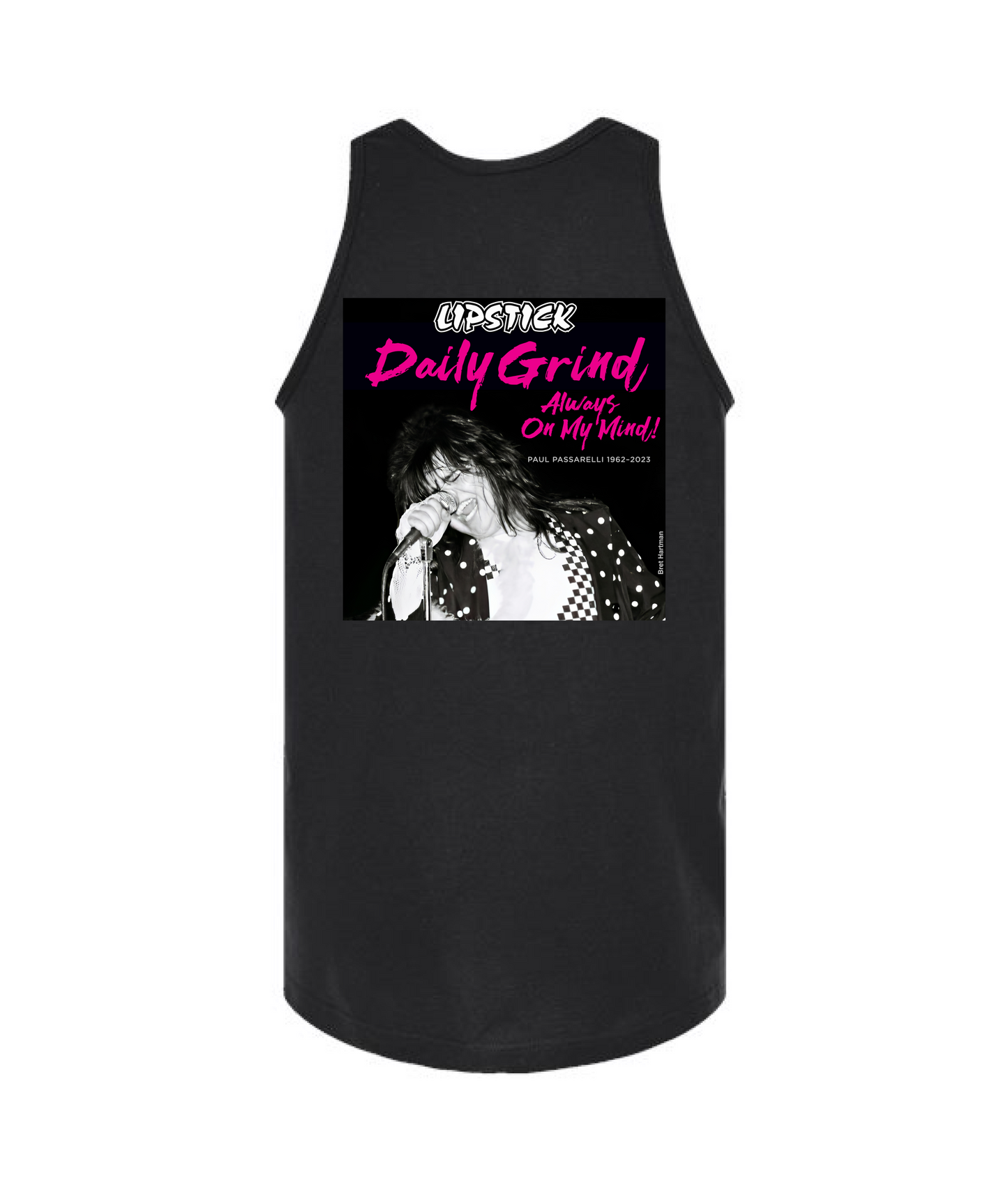 V-PPDTOP - Paul Passarelli #1 - Black Tank Top