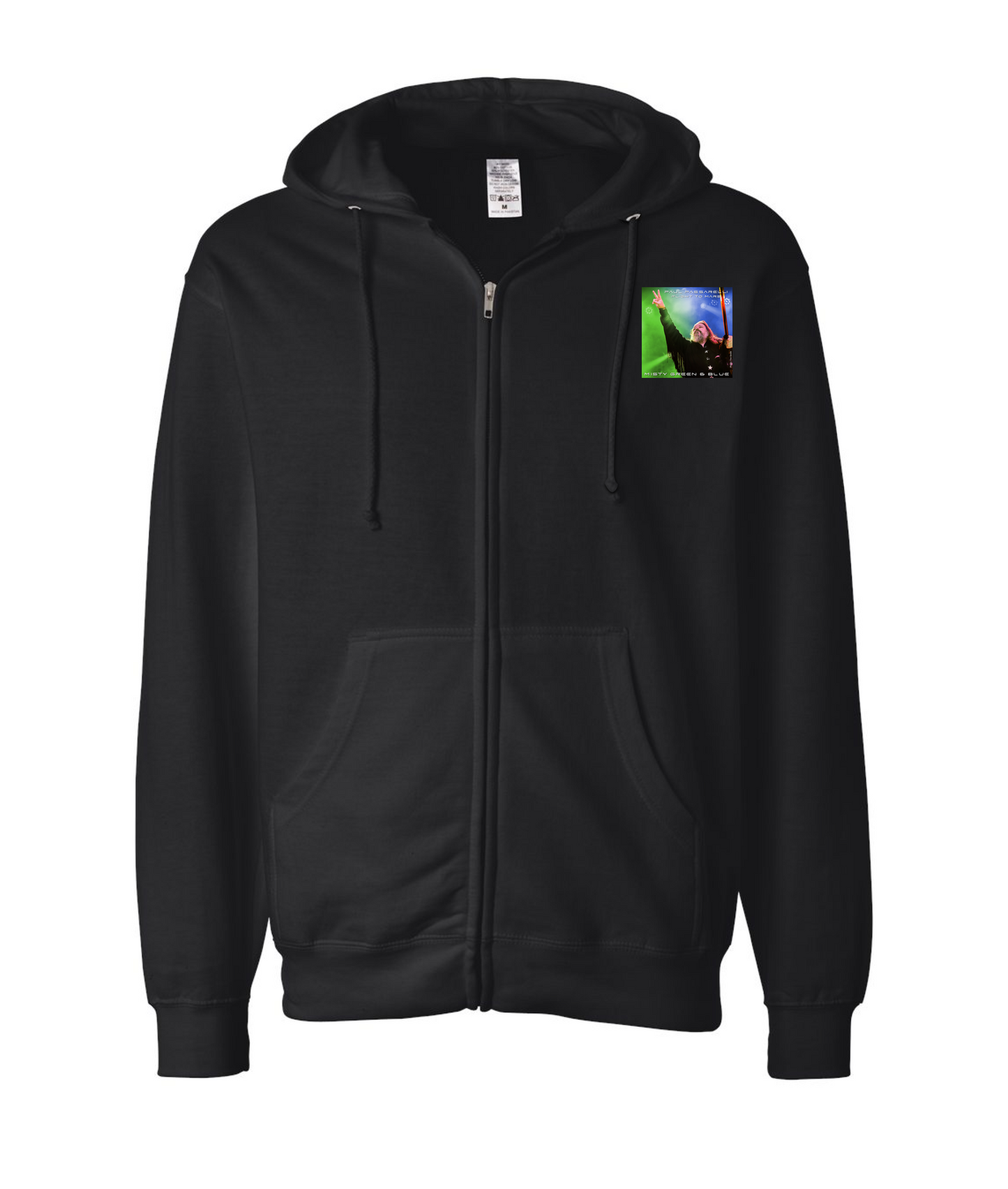 PaulPassarelli - Paul Passarelli #1 - Black Zip Up Hoodie