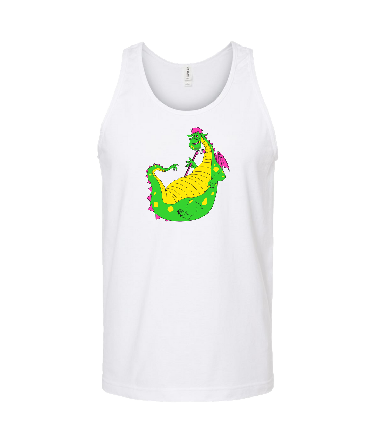 Puff Puff Passers Hockey - Puff the Hockey Dragon - White Tank Top