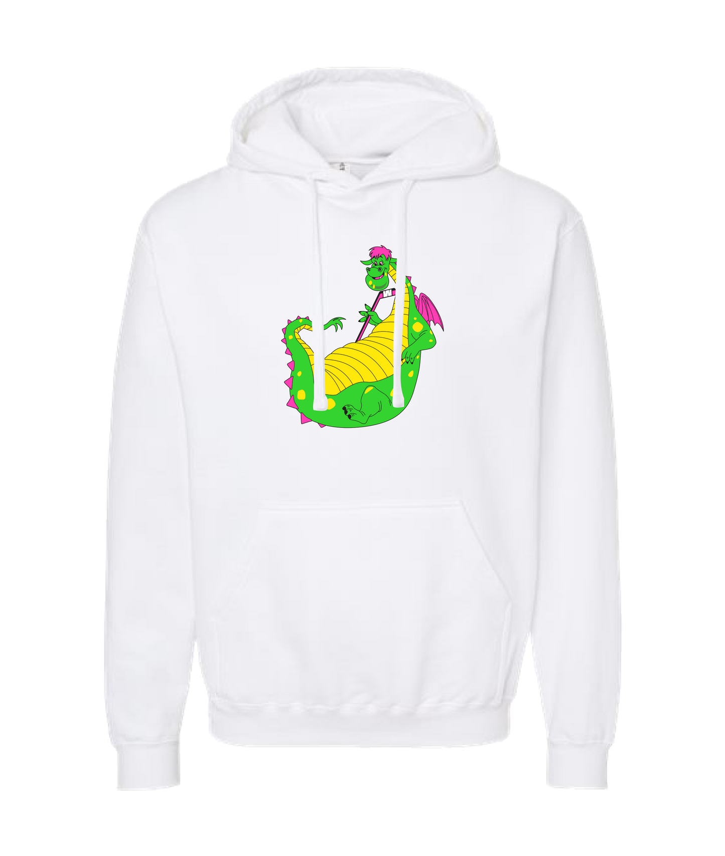 Puff Puff Passers Hockey - Puff the Hockey Dragon - White Hoodie