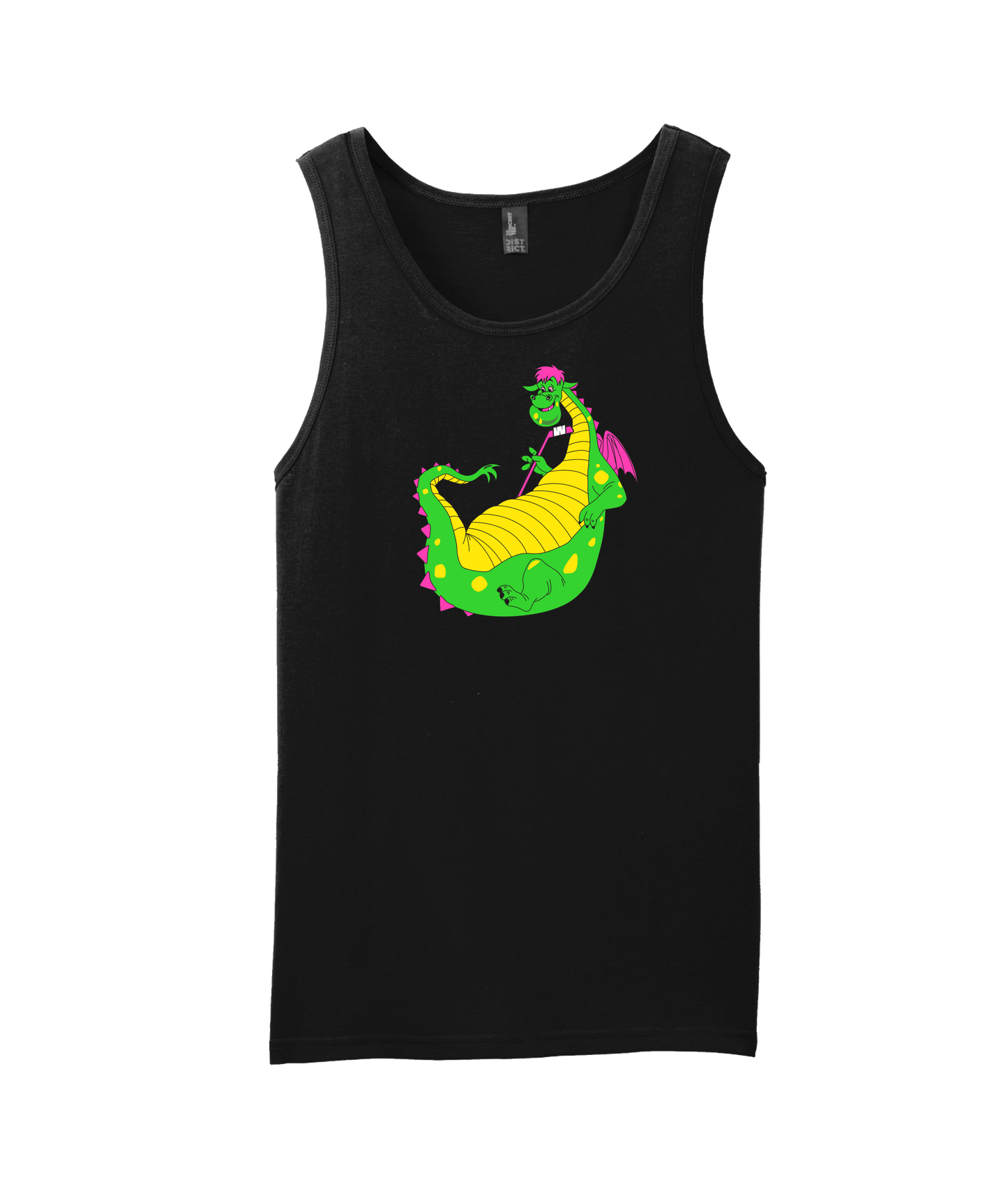 Puff Puff Passers Hockey - Puff the Hockey Dragon - Black Tank Top