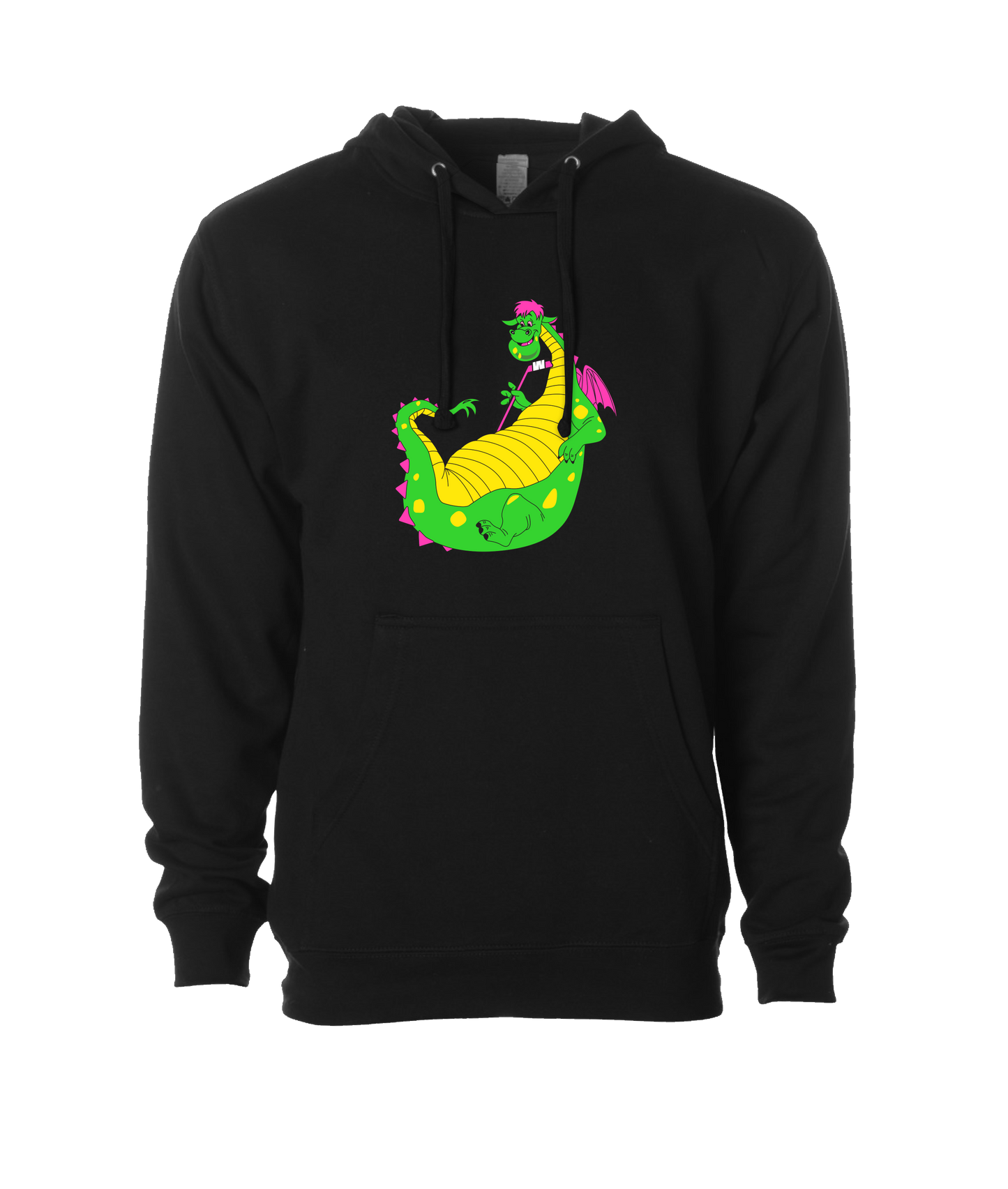 Puff Puff Passers Hockey - Puff the Hockey Dragon - Black Hoodie