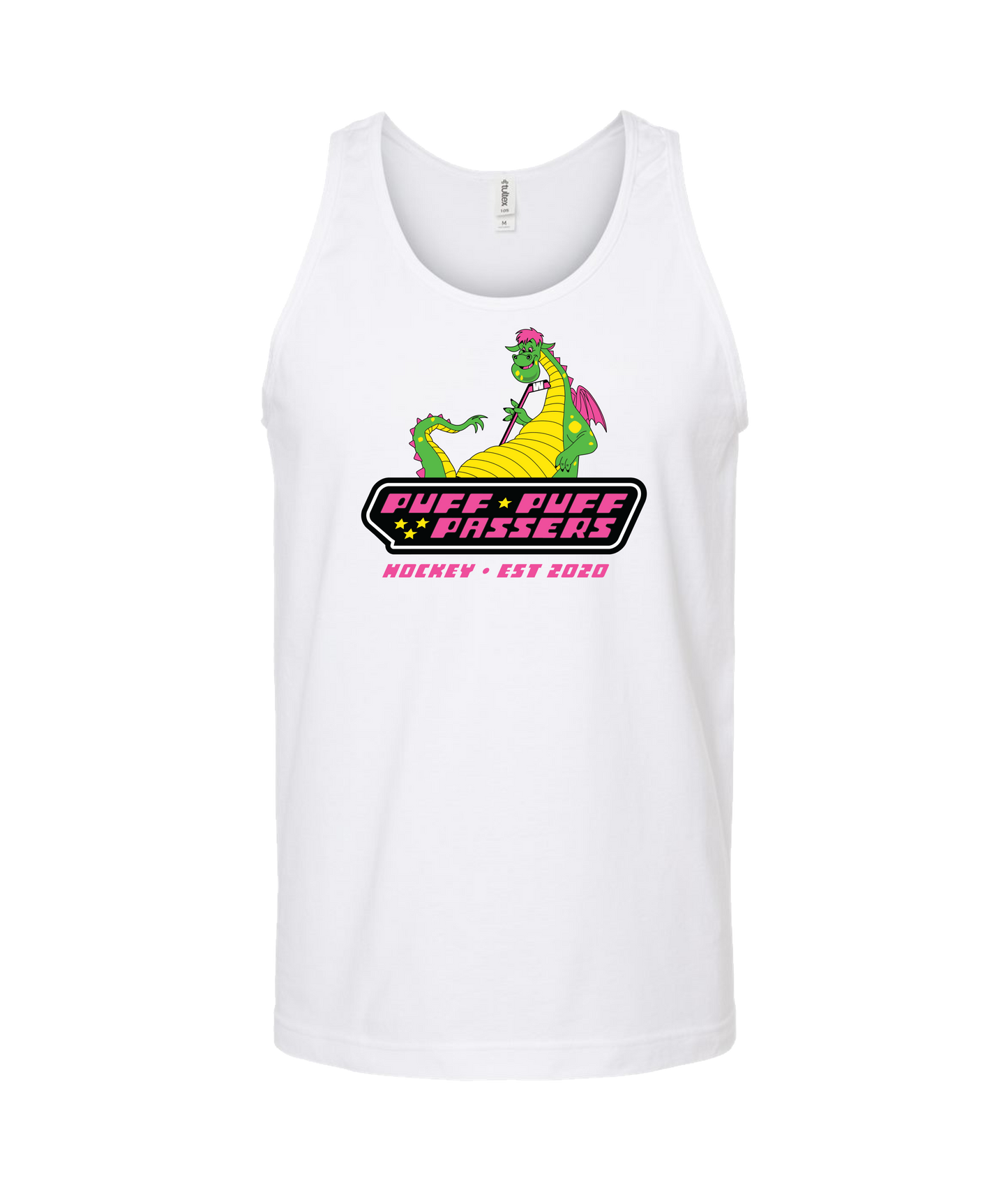 Puff Puff Passers Hockey - EST 2020 - White Tank Top