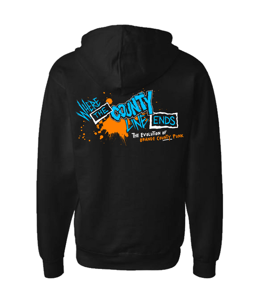 The Punk Rock Chronicles - Logo - Black Zip Up Hoodie