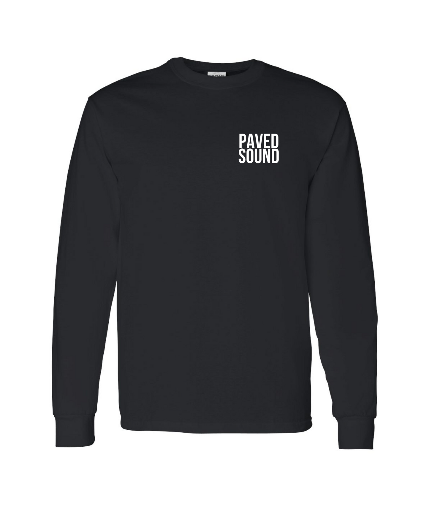 V-PSLTOP - Clean Logo - Black Long Sleeve T