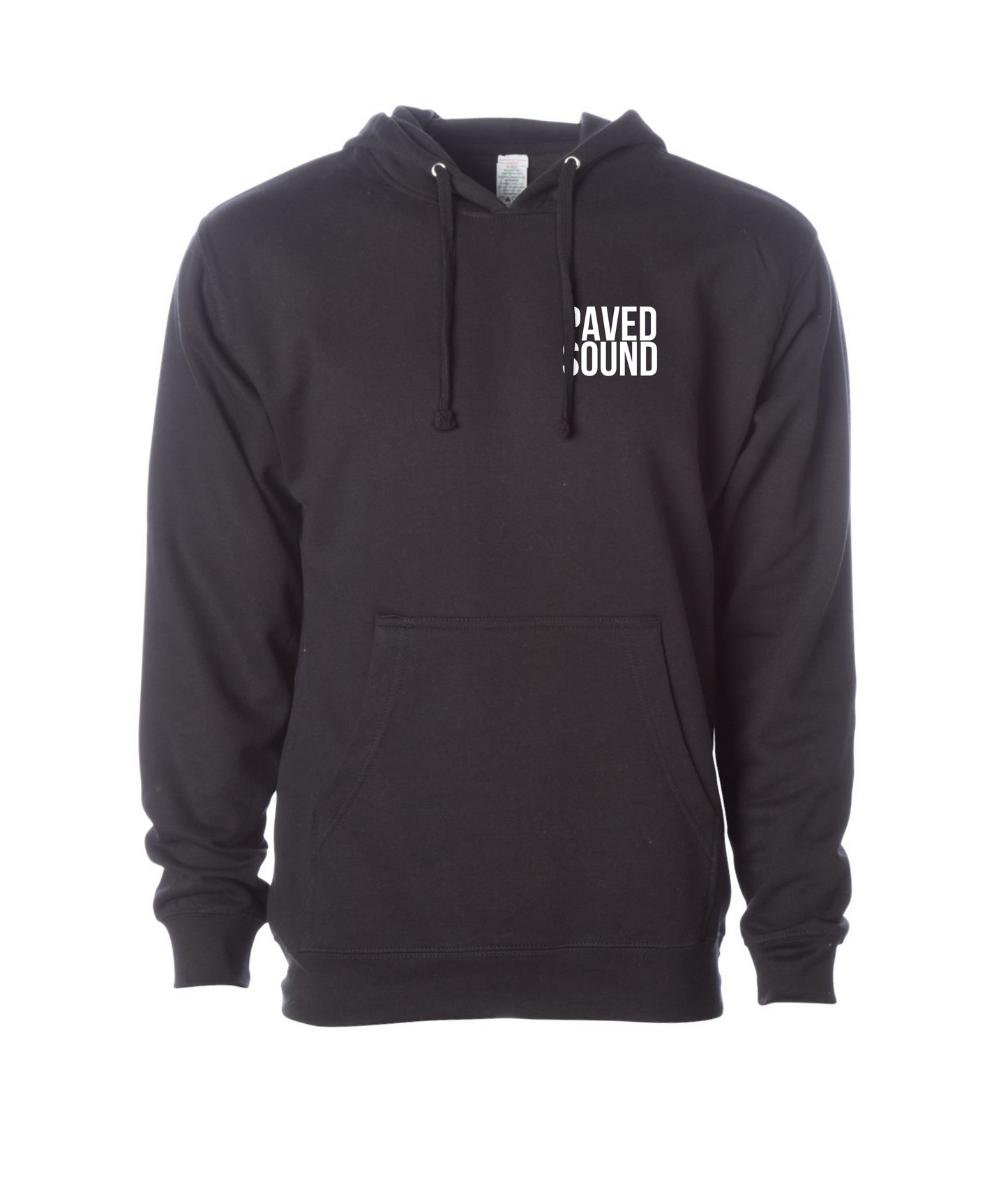 Paved Sound - Clean Logo - Black Hoodie