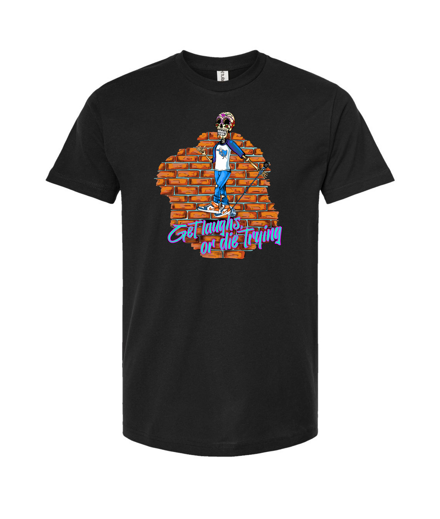 Peter Sers - Skeleton - Black T-Shirt