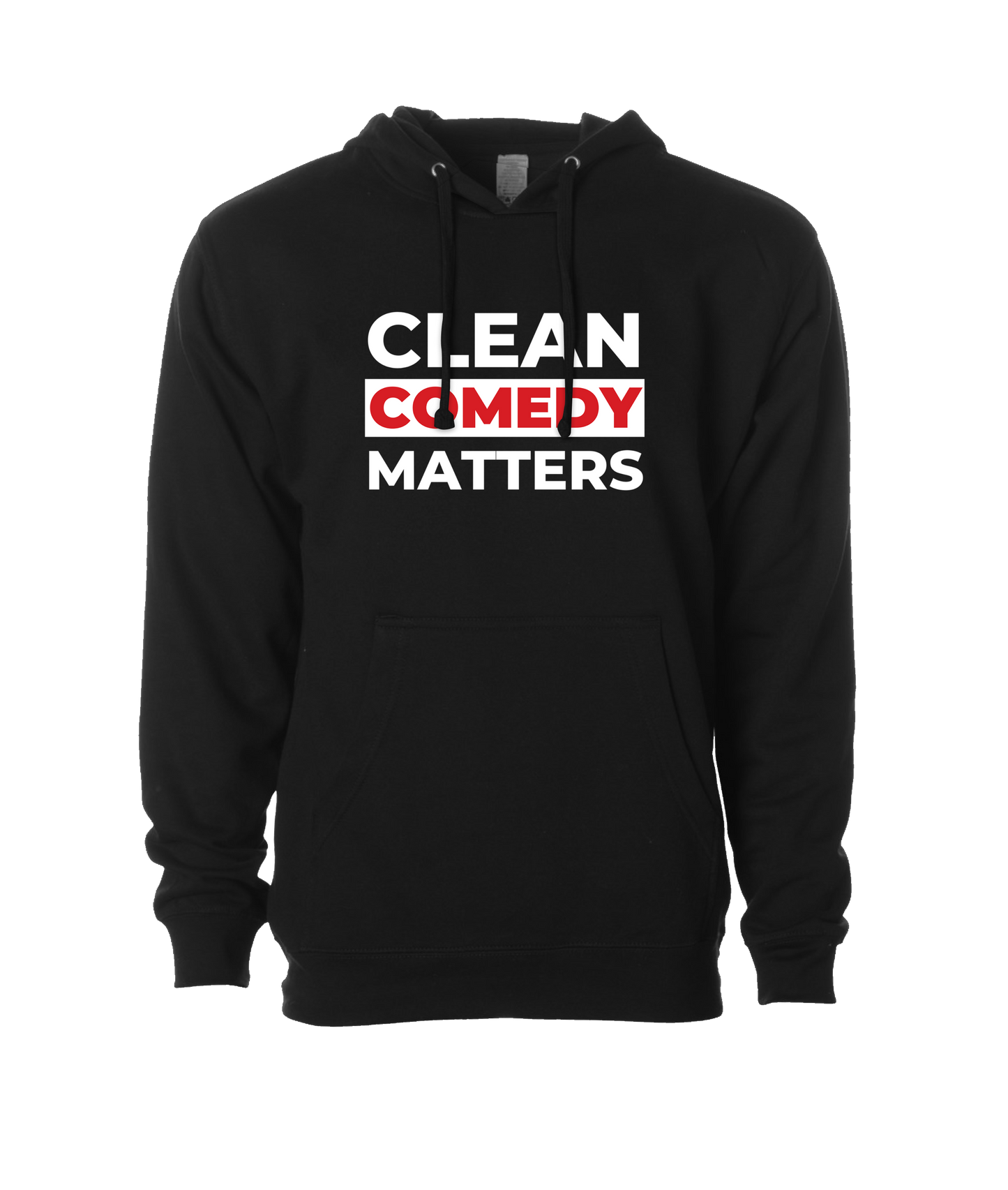 PT Bratton - Clean Comedy Matters - Black Hoodie