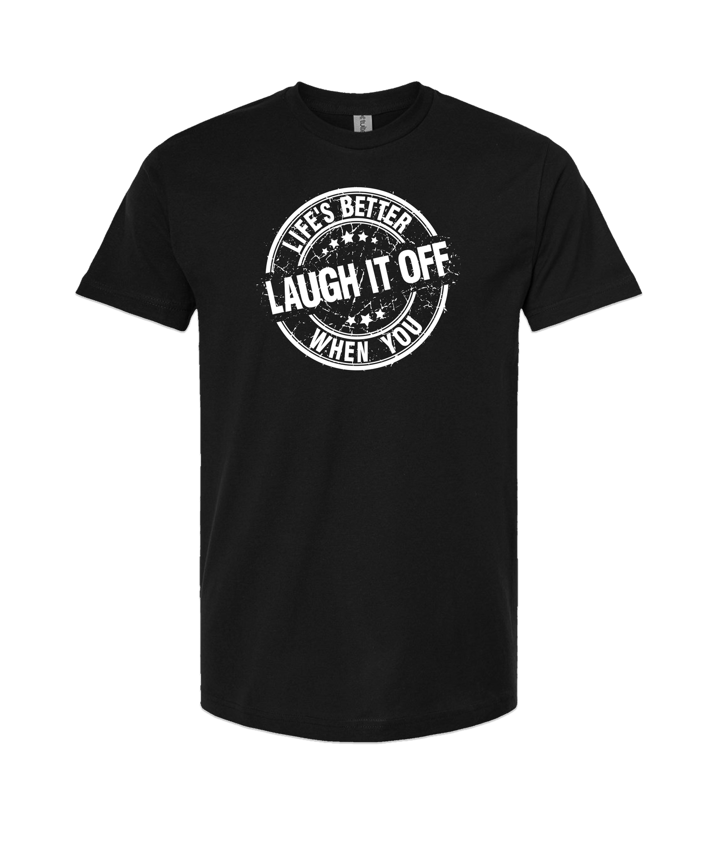 PT Bratton - Laugh it Off - Black T Shirt