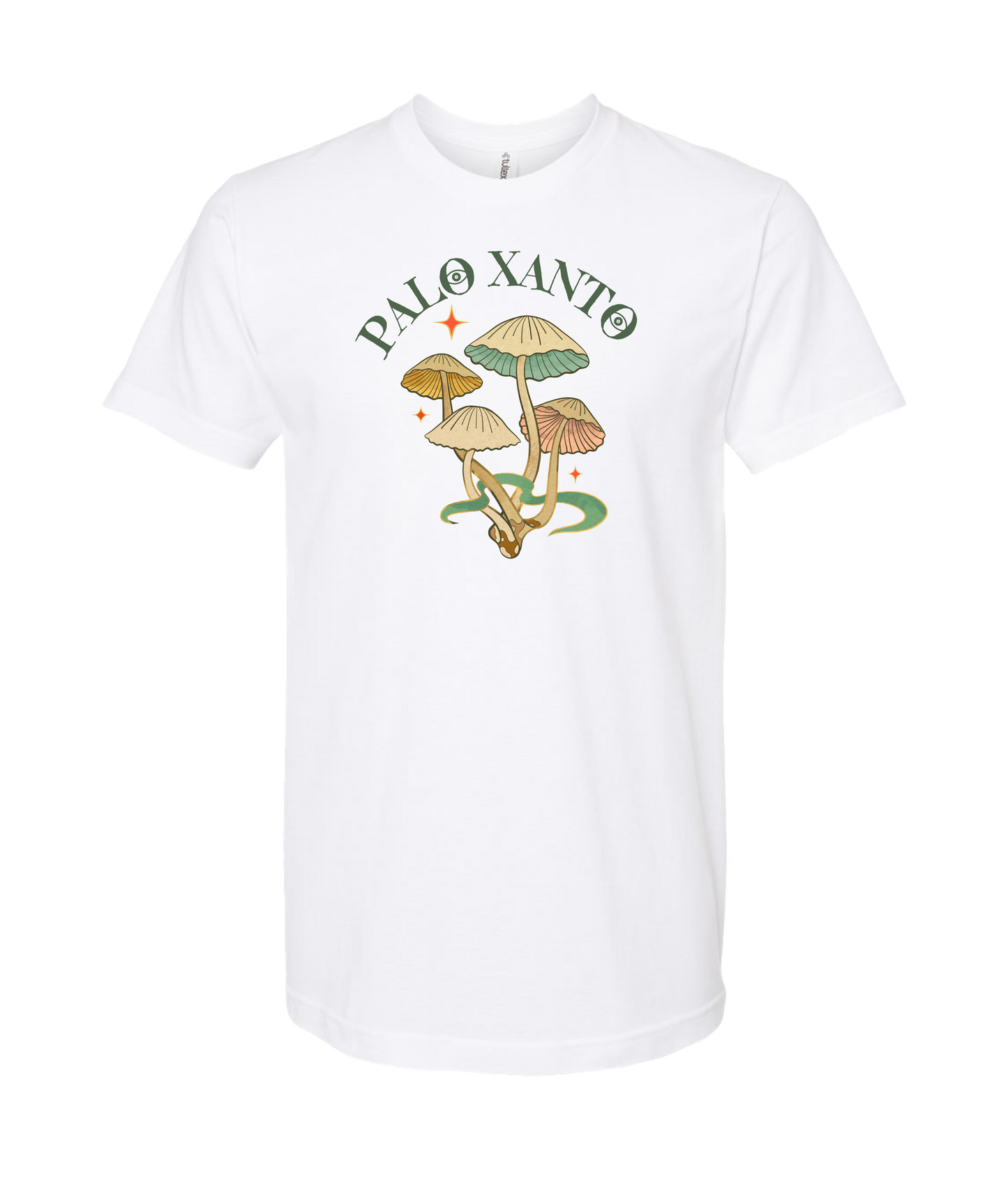 Palo Xanto - Mushroom - White T Shirt