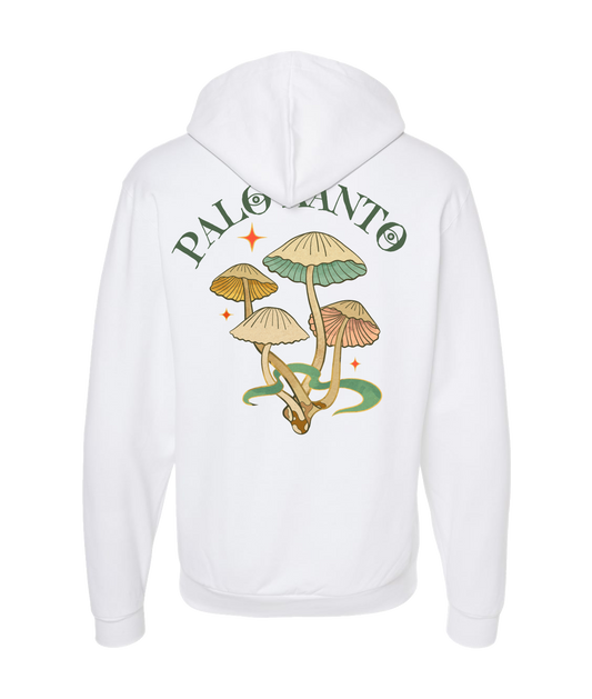 Palo Xanto - Mushroom - White Zip Up Hoodie