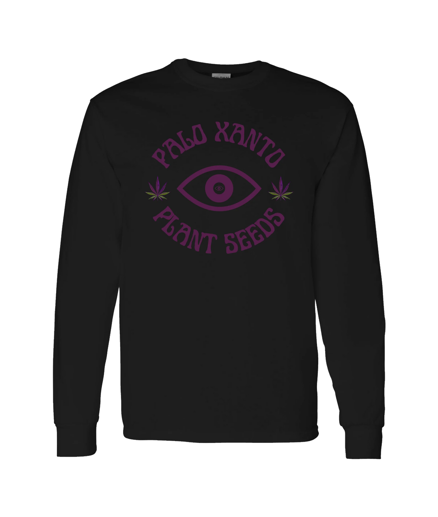 Palo Xanto - Plant Seeds - Black Long Sleeve T