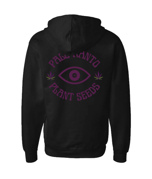 Palo Xanto - Plant Seeds - Black Zip Up Hoodie