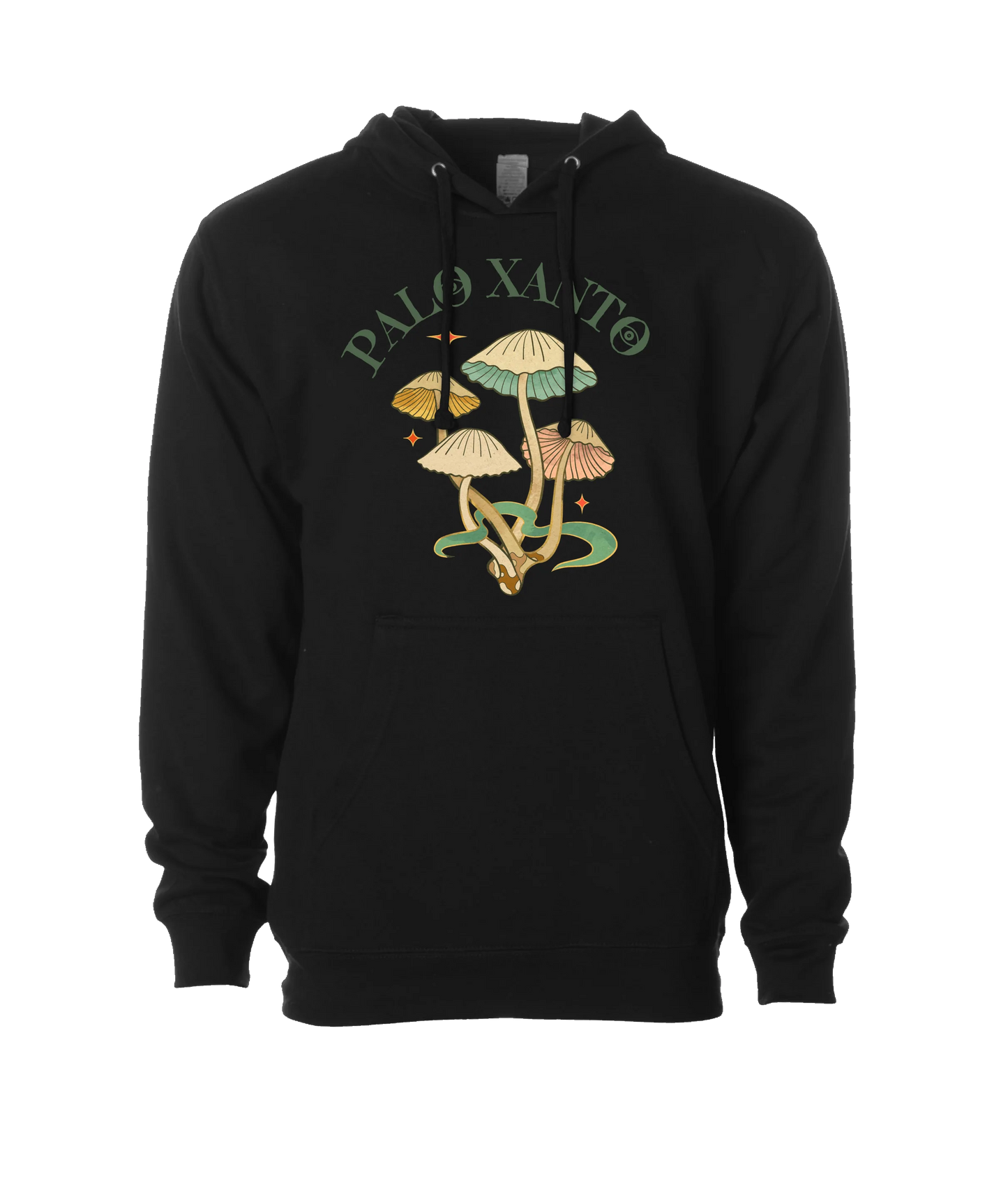 Palo Xanto - Mushroom - Black Hoodie
