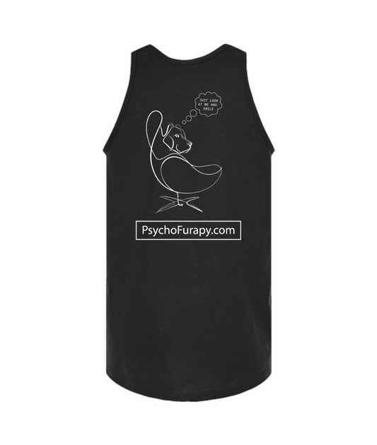 V-PYTOP - LOOK AND SMILE - Black Tank Top