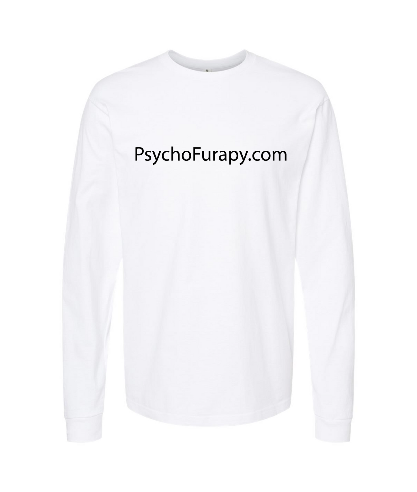 pyschofurapy.com - LOOK AND SMILE - White Long Sleeve T