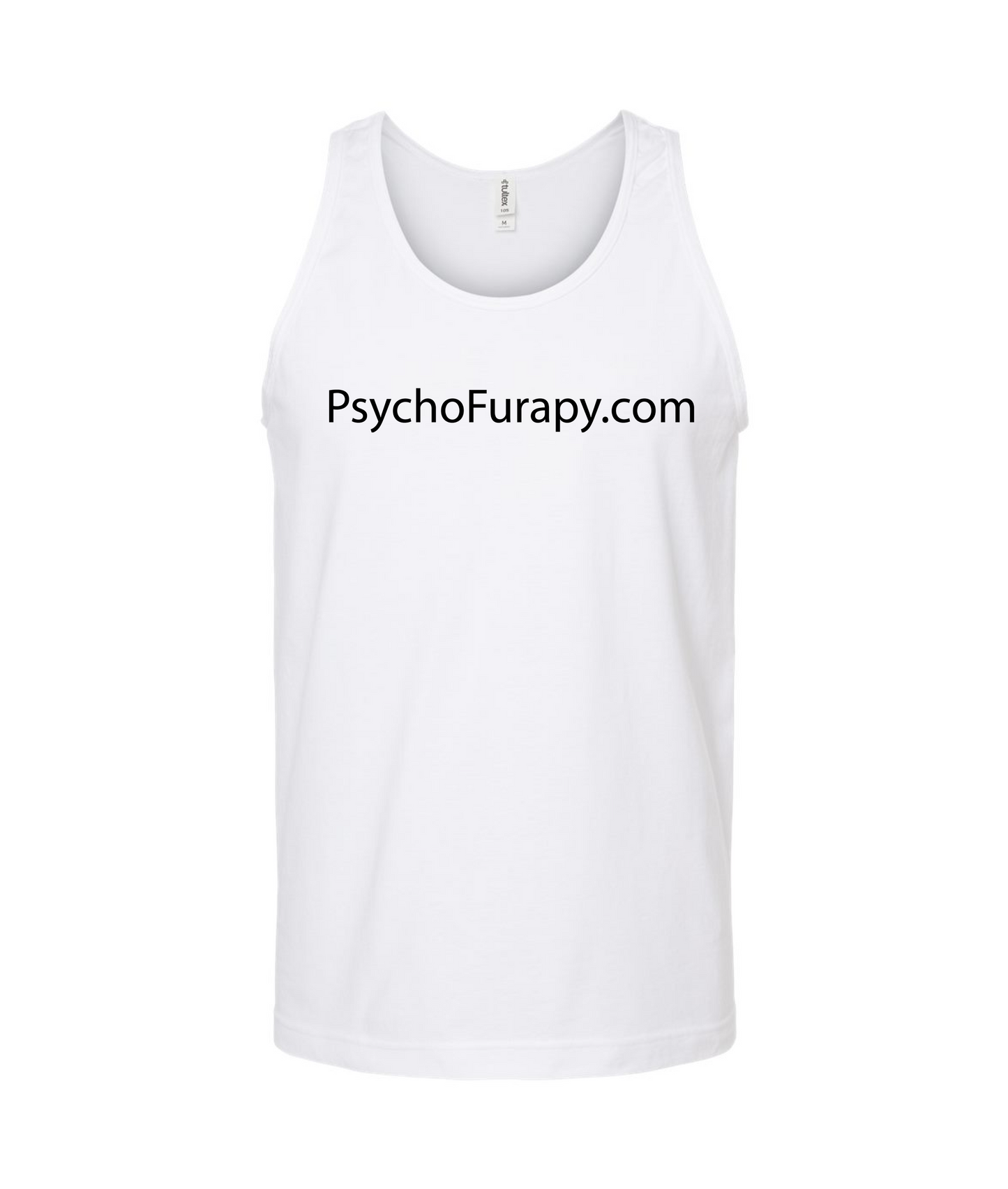 pyschofurapy.com - LOOK AND SMILE - White Tank Top