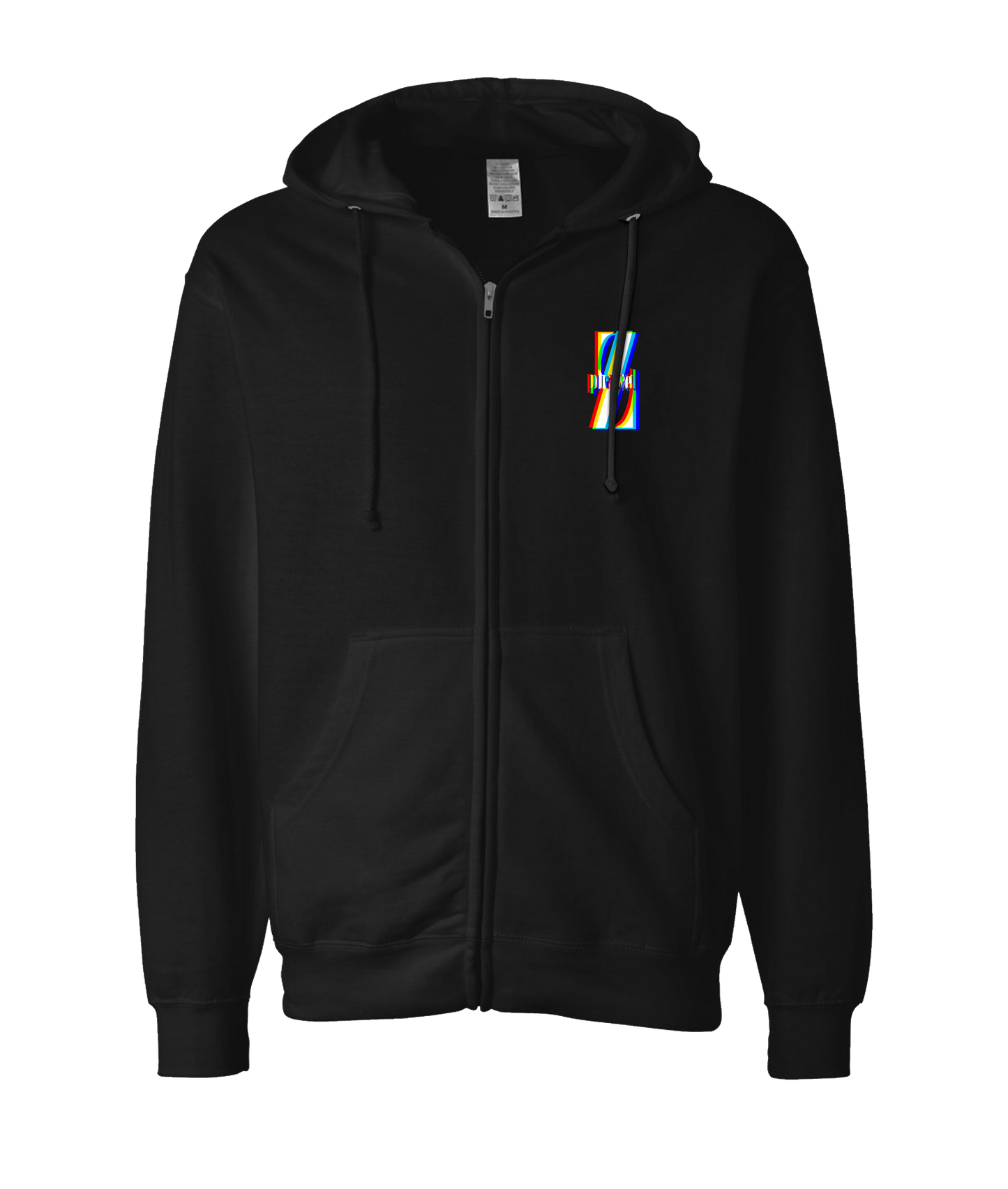 Phazed - Logo 2 - Black Zip Up Hoodie