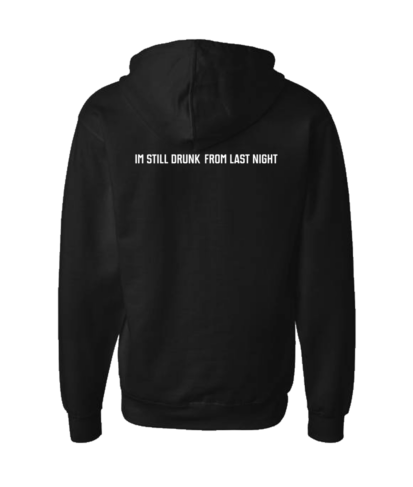 Purple Zebra - Still Drunk - Black Zip Up Hoodie