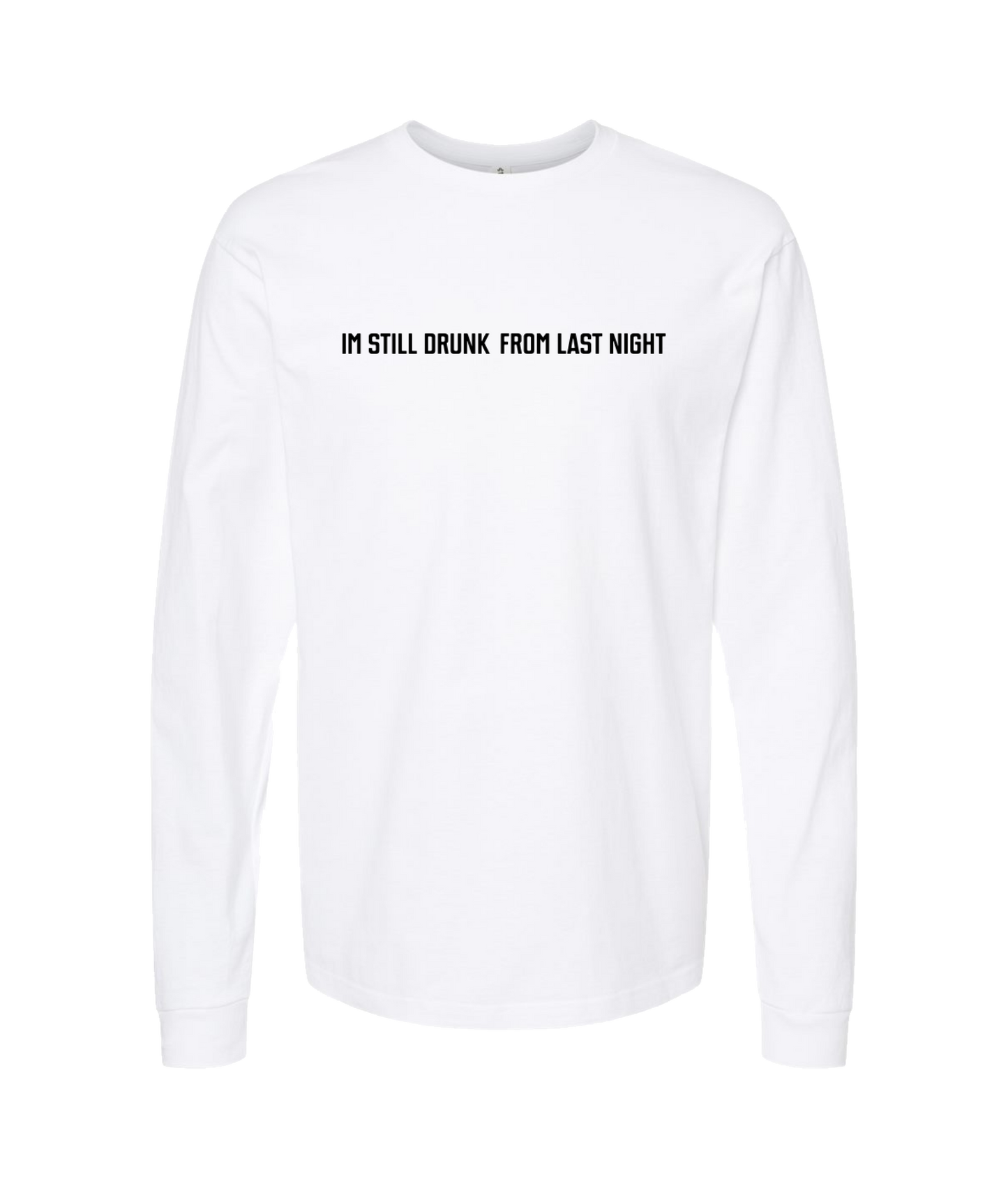 Purple Zebra - Still Drunk - White Long Sleeve T