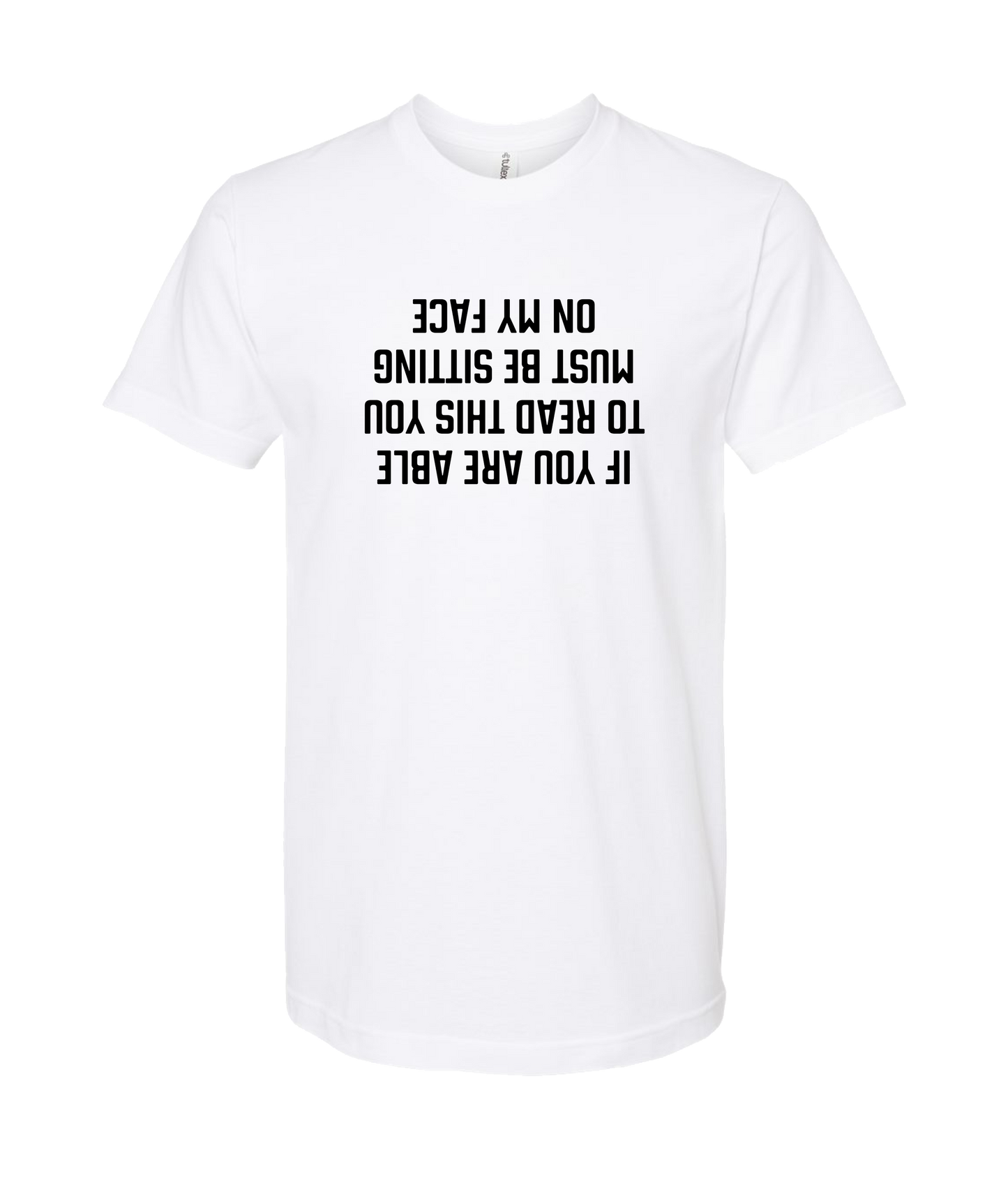Purple Zebra - If You Are Able to Read This - White T-Shirt