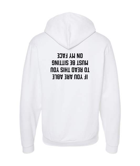 Purple Zebra - If You Are Able to Read This - White Zip Up Hoodie