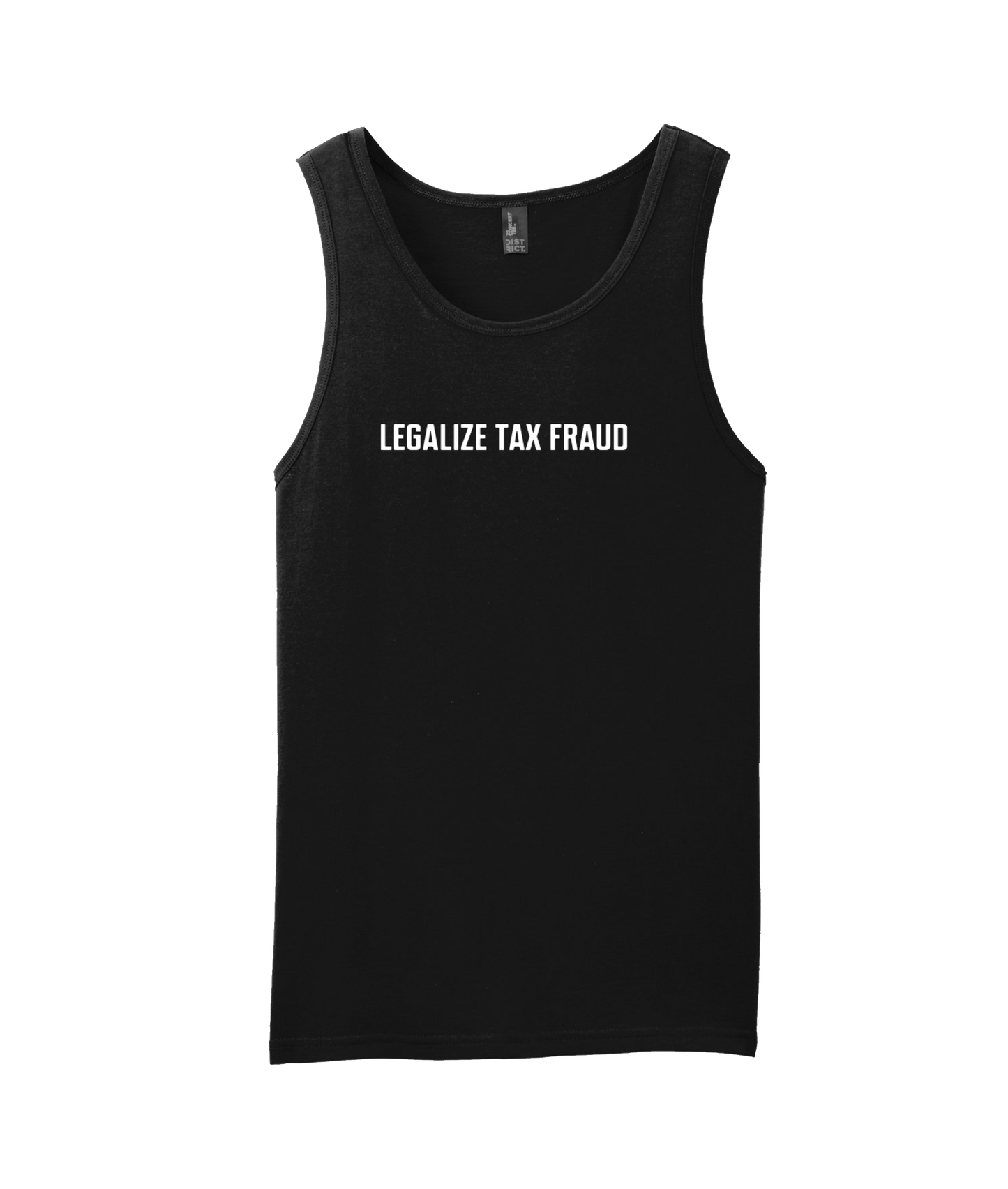 Purple Zebra - Legalize Tax Fraud - Black Tank Top