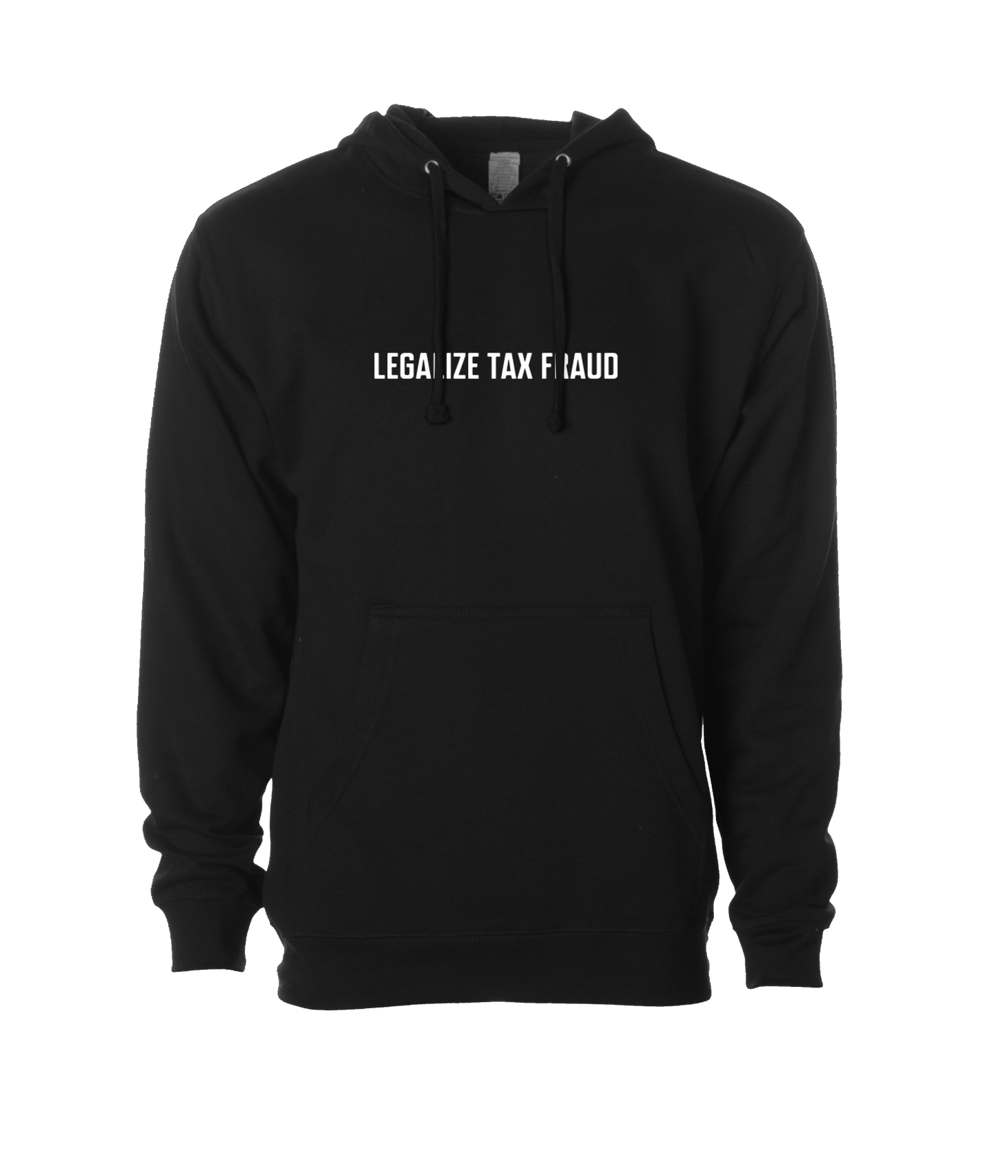 Purple Zebra - Legalize Tax Fraud - Black Hoodie